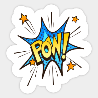 Pow! - Comic Book Funny Sound Effects Sticker